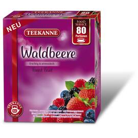 Teekanne Waldbeere, Teebeutel, Tee, 80 Beutel einzeln verpackt, 1 Packung Artikelbild