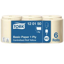 Tork Torkrulle Basic M2, 1-lager, gul produktfoto