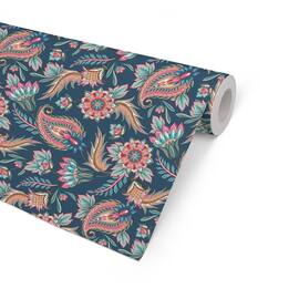 Hedlunds OF SWEDEN Presentpapper Kraft 57cmx154m Paisley produktfoto