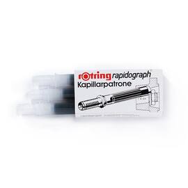 Rotring Tuschepatronen 590517, schwarz, 3 Stück Artikelbild