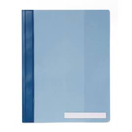 Durable Schnellhefter, Sichthefter, Hartfolie, transparenter Vorderdeckel, A4+, blau, 1 Stück Artikelbild