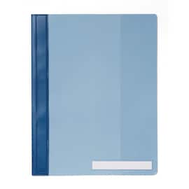 Durable Schnellhefter, Sichthefter, Hartfolie, transparenter Vorderdeckel, A4+, blau, 1 Stück Artikelbild