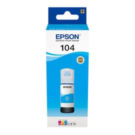 Blekk EPSON 104 EcoTank Cyan produktbilde