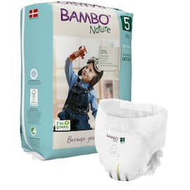 BAMBO Blöja Nature Pant S5 12-18kg produktfoto