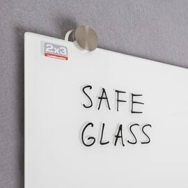 2X3 The Boards' Company Glastavla Magnetisk vit 150x120cm produktfoto