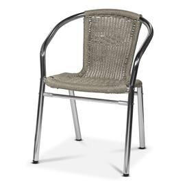 Stol Karm Alu-bistro khaki produktfoto