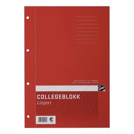 Collegeblokk EMO A4 60g 80bl linjer (2) produktbilde