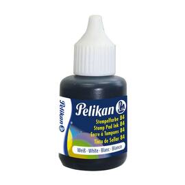 Pelikan Stempelfarbe, Nachfüllung für Stempel, weiss, 30ml, Nr.4/84, wasserfest, 1 Stück Artikelbild