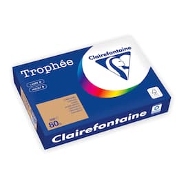 Clairefontaine Kopieringspapper Trophée 80g ohålat karamell produktfoto