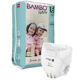 BAMBO Blöja Nature Pant S6 18+kg produktfoto