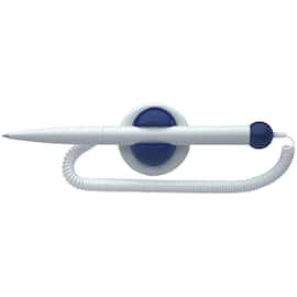 SCHNEIDER Klick-Fix-Pen Kugelschreiber mit Halterung, weiß/blau, 1 Stück Artikelbild