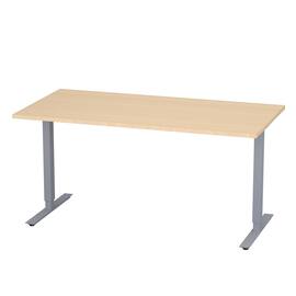 deNord Design Skrivbord höj/sänk Basic 1600x800 björk/silv produktfoto