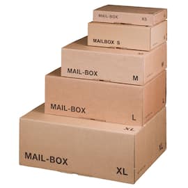 Smartbox Pro Mailbox XS, Versandkarton, braun, 244x145x38 mm Artikelbild