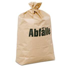 Abfallbeutel aus Papier, Mistsack, Müllsack, Müllbeutel, 120 Liter, 2-fach, braun, 25 Stück Artikelbild