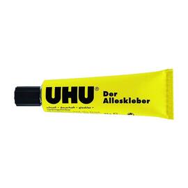 Uhu Klebstoff 45050, 125g pro Tube, Alleskleber, Bastelkleber, Kleber, 5 Tuben Artikelbild