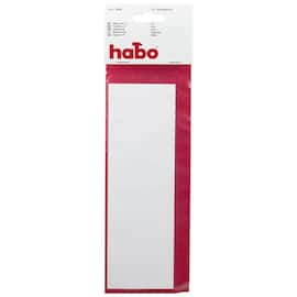 Etikett HABO Tall 0-9 x2 vinyl 50mm hvit produktbilde