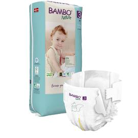 BAMBO Blöja Nature S3 4-8kg TP produktfoto
