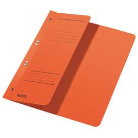 Leitz Ösenhefter, 1/2 Vorderdeckel, kaufmännische Heftung, A4, orange Artikelbild