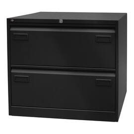 Bisley Hängeregistraturschrank Light - 2 Schubladen - 2-bahnig - Schwarz, 1 Stück Artikelbild