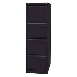 Bisley Hängeregistraturschrank Light - 4 Schubladen - 1-bahnig - Schwarz, 1 Stück Artikelbild
