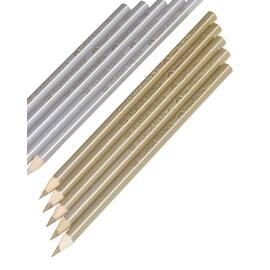 Faber-Castell Färgpenna, Classic, triangelformad pennkropp, guld produktfoto