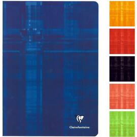 Clairefontaine Geschäftsbuch, liniert, A5, 90 g/m², satiniertes Papier, schneeweiß, Einbandfarbe: sortiert, 48 Blatt Artikelbild