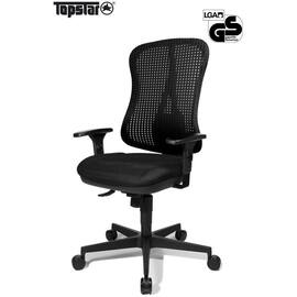 TOPSTAR Drehstuhl HeadPoint SY, Bürodrehstuhl, Bürosessel, inkl. Armlehnen, mit Kopfstütze, schwarz/schwarz, 1 Stück Artikelbild