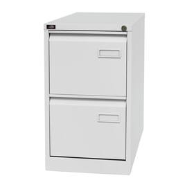 Bisley Hängeregistraturschrank Light - 2 Schubladen - 1-bahnig - Lichtgrau, 1 Stück Artikelbild