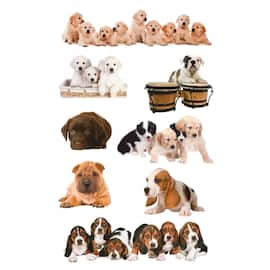 Etikett AVERY dekor hundevalper (3) produktbilde