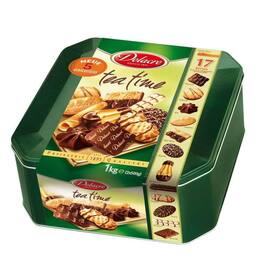 DELACRE Keks-Mischung TeaTime in der Metalldose, 2x500g Artikelbild