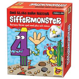 ALF Siffermonster, brädspel, 3 till 8 spelare produktfoto