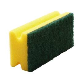 meiko Reinigungsschwamm, mit Scheuervlies, 9,5 x 7 x 4,5 cm, gelb/grün (6 Stück) Artikelbild