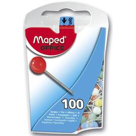 Kartnåler MAPED 2mm ass farger (100) produktbilde