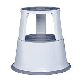 WEDO Rollhocker Metall, Trethocker, Trittleiter, lichtgrau, 29 x 44cm, 1 Stück Artikelbild