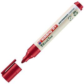edding Permanentmarker 21, EcoLine, nachfüllbar, Rundspitze, 1,5-3mm, rot Artikelbild