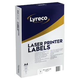 Lyreco PREMIUM Etikett 99,1x67,7mm produktfoto