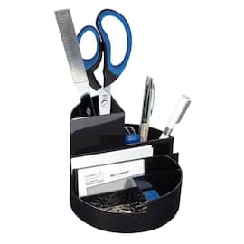 WEDO Tischorganizer Butler Rotondo, Rundbox, Stiftebecher, Stiftehalter, schwarz, 140x125mm, 1 Stück Artikelbild