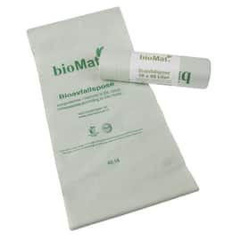 Biosekk BIOMAT knyte sterk 22my 80L (10) produktbilde
