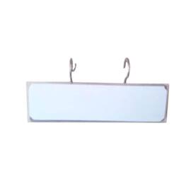 GRIESHABER Beschriftungsschilder, 4 zeilig, silber, 68 x 20mm, 1 Stück Artikelbild