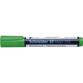 SCHNEIDER Boardmarker Maxx 293, Flipchartmarker, Whiteboardmarker, Keilspitze, grün, 2-5mm, 1 Stück Artikelbild