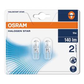 Lyspære OSRAM halostar10W/1028 12V G4(2) produktbilde