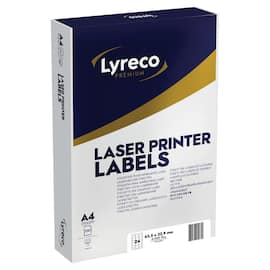 Lyreco PREMIUM Etikett 63,5x33,9mm produktfoto