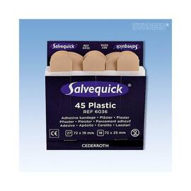 Salvequick Pflaster 6036, Nachfüllung, wasserfest (45 Stück) Artikelbild