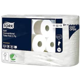 Tork Toalettpapper Premium T4 2-lag vit produktfoto