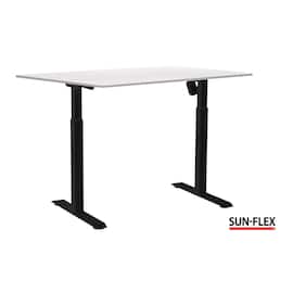 SUN-FLEX® Bord II höj/sänk 160x80 svart/vit produktfoto