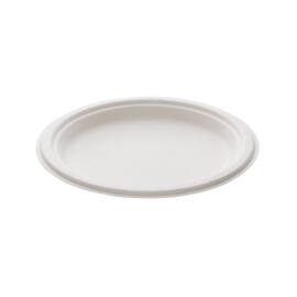 Tallerken bagasse 23cm hvit (50) produktbilde