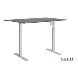 SUN-FLEX® Bord I höj/sänk 140x80 vit/grå produktfoto