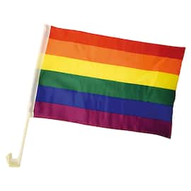 Bilflagg Regnbue (2) produktbilde