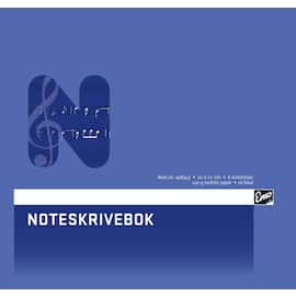 Noteskrivebok EMO 20x21cm 16blad6 linjer produktbilde