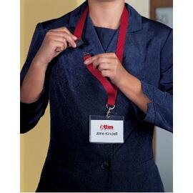 Halssnor DURABLE 88cm m/krok rød (10) produktbilde